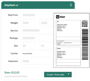 Australia Post Label